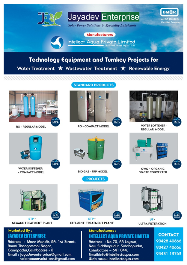 WATER AND WASTE WATER TREATMENT